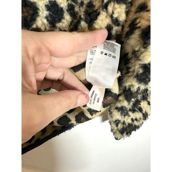Vineyard Vines XS Womens Leopard Print Fleece SuperShep 1/2 Zip Pullover Animal - Picture 10 of 14